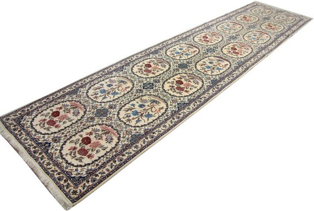Wollteppich »Nain 6la Teppich handgeknüpft beige«, morgenland, rechteckig, Höhe 7 mm, handgeknüpft-Teppiche-Inspirationen