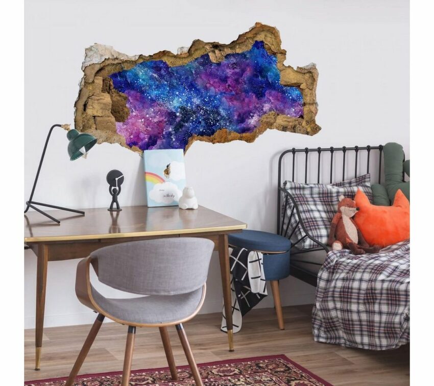Wall-Art Wandtattoo »Nebula Sticker 3D Weltall Sterne« (1 Stück)-Wandtattoos-Ideen für dein Zuhause von Home Trends