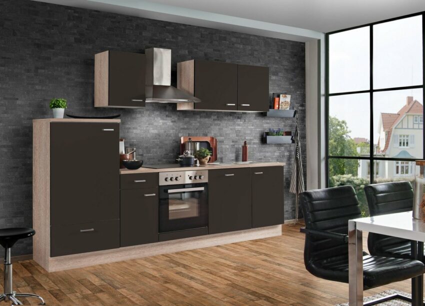 Menke Küchen Küchenzeile »Classic«, Küchenzeile mit E-Geräten, Breite 270 cm-Küchenzeilen-Ideen für dein Zuhause von Home Trends