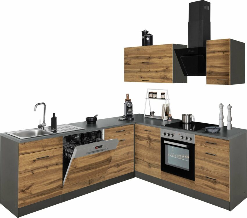HELD MÖBEL Winkelküche »Trier«, ohne E-Geräte, Stellbreite 220/220 cm-Küchenzeilen-Ideen für dein Zuhause von Home Trends
