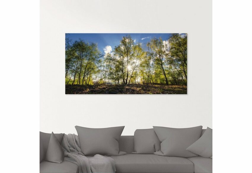 Artland Glasbild »Frühlingssonne«, Wald (1 Stück)-Bilder-Ideen für dein Zuhause von Home Trends