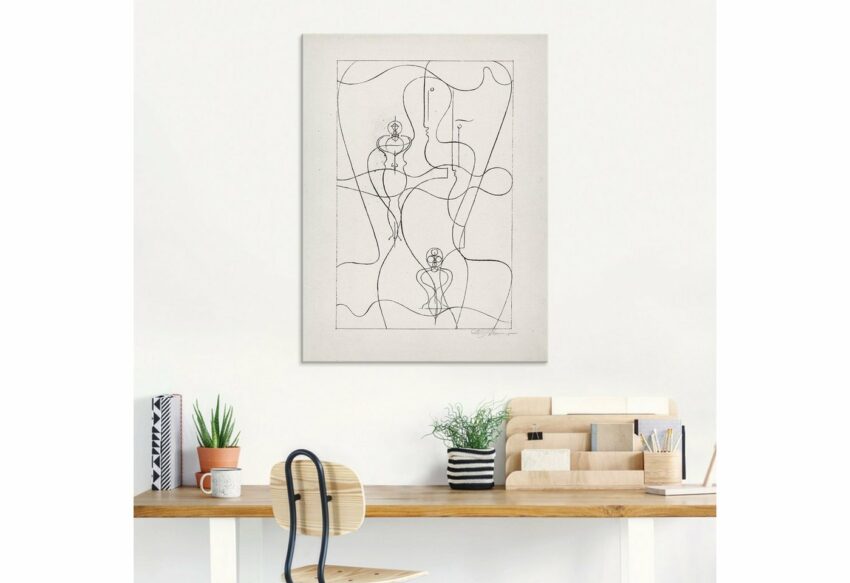 Artland Glasbild »Figurenplan. 1920«, Körper (1 Stück)-Bilder-Ideen für dein Zuhause von Home Trends