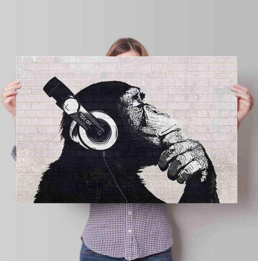 Reinders! Poster »Poster Schimpanse Wand«, Affen (1 Stück)-Bilder-Ideen für dein Zuhause von Home Trends