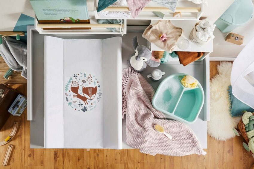 Rotho Babydesign Wickelauflage »Tiny Fox«, Keilform, Made in Europe-Wickelauflagen-Ideen für dein Zuhause von Home Trends