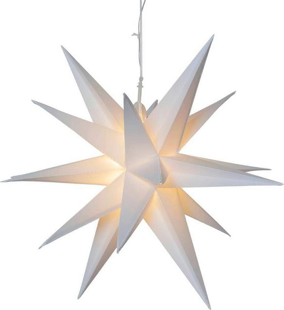 EGLO LED Stern »ALICE«, weiß / Ø 57 cm / inkl. 12 x LED-Platine / LED Papierstern - Weihnachtsdeko - Weihnachten - Beleuchtung - Licht - Dekoration - Deko - Winter - Weihnachtsstern - Stern zum Aufhängen - Fensterdeko-Dekosterne-Inspirationen