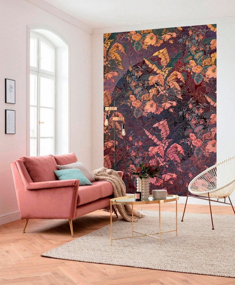 Komar Vliestapete »Orient Violet«, glatt, naturalistisch-Tapeten-Ideen für dein Zuhause von Home Trends