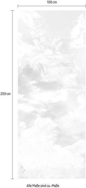 Komar Vliestapete »Clouds Panel«, glatt, naturalistisch-Tapeten-Inspirationen