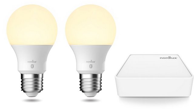Nordlux »Smartlight« LED-Leuchtmittel, E27, 1 Stück, Farbwechsler, Smart Home Starter Kit inkl. 2 Leuchtmittel + Bridge,Steuerbar, Lichtstärke, Lichtfarbe, mit Wifi oder Bluetooth-Leuchtmittel-Inspirationen