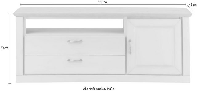 Wohn[glück]lich by Infantil TV-Board »Adela«, Breite 152 cm, aus massivem Kiefernholz-Regale-Inspirationen