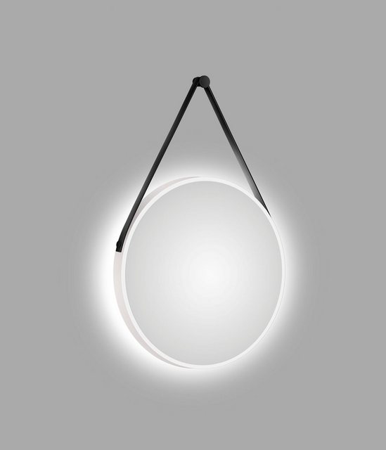 Talos Dekospiegel, rund, mit indirekter LED Beleuchtung, matt Ø 50 cm-Spiegel-Inspirationen