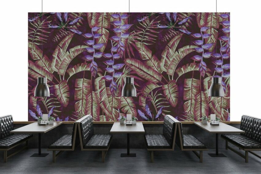 living walls Fototapete »Walls by Patel Tropicana 3«, glatt, (5 St)-Tapeten-Ideen für dein Zuhause von Home Trends