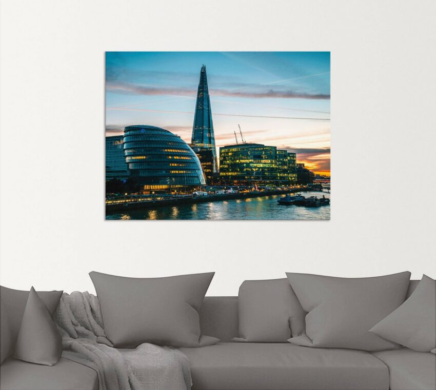Artland Wandbild »London Southwark«, Großbritannien (1 Stück), in vielen Größen & Produktarten - Alubild / Outdoorbild für den Außenbereich, Leinwandbild, Poster, Wandaufkleber / Wandtattoo auch für Badezimmer geeignet-Bilder-Ideen für dein Zuhause von Home Trends