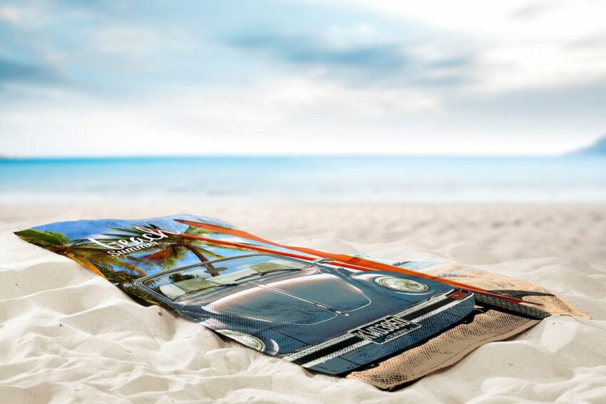 Volkswagen Strandtuch »Beach Summer« (1-St), mit Käfer-Handtücher-Ideen für dein Zuhause von Home Trends