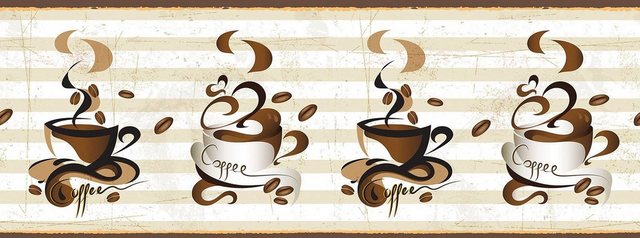 Consalnet Fototapete »Tassen Kaffee«, für Küchenrückwand, Büro oder Wohnzimmer-Tapeten-Inspirationen