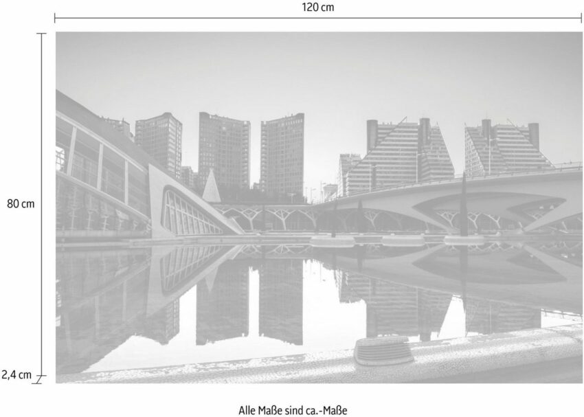 queence Acrylglasbild »Seebrücke an einer St«-Bilder-Ideen für dein Zuhause von Home Trends