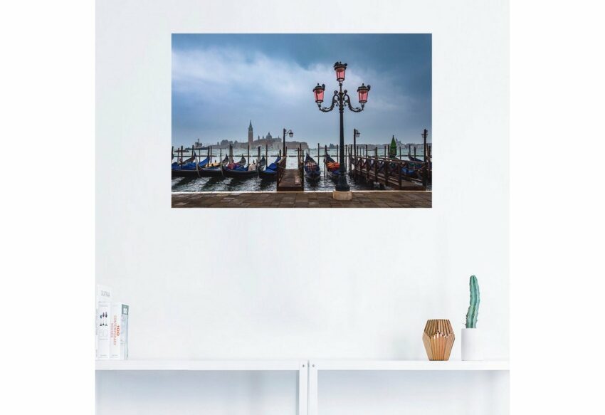 Artland Wandbild »Blick auf die Insel San Giorgio Maggiore«, Venedig (1 Stück), in vielen Größen & Produktarten - Alubild / Outdoorbild für den Außenbereich, Leinwandbild, Poster, Wandaufkleber / Wandtattoo auch für Badezimmer geeignet-Bilder-Ideen für dein Zuhause von Home Trends