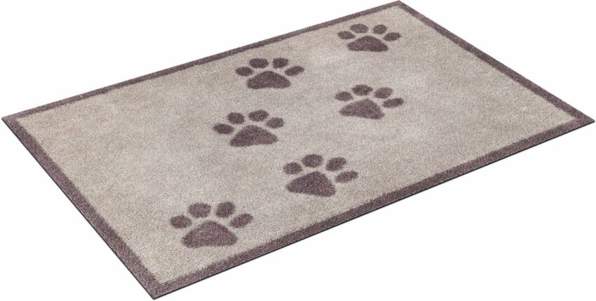 Teppich »Paws«, wash+dry by Kleen-Tex, rechteckig, Höhe 9 mm-Teppiche-Ideen für dein Zuhause von Home Trends