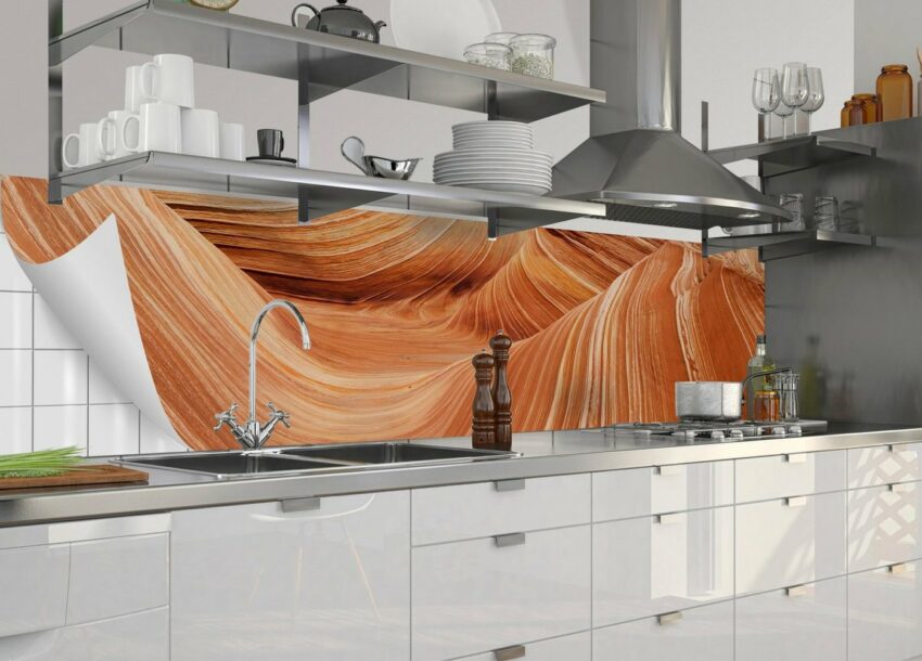 MySpotti Küchenrückwand »fixy Dan«, selbstklebende und flexible Küchenrückwand-Folie-Küchenrückwände-Ideen für dein Zuhause von Home Trends