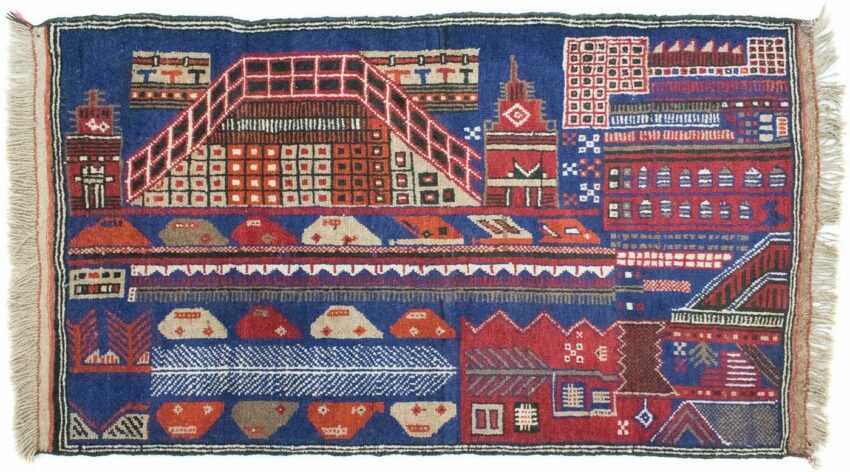 Wollteppich »Belutsch Teppich handgeknüpft mehrfarbig«, morgenland, rechteckig, Höhe 13 mm, handgeknüpft-Teppiche-Ideen für dein Zuhause von Home Trends