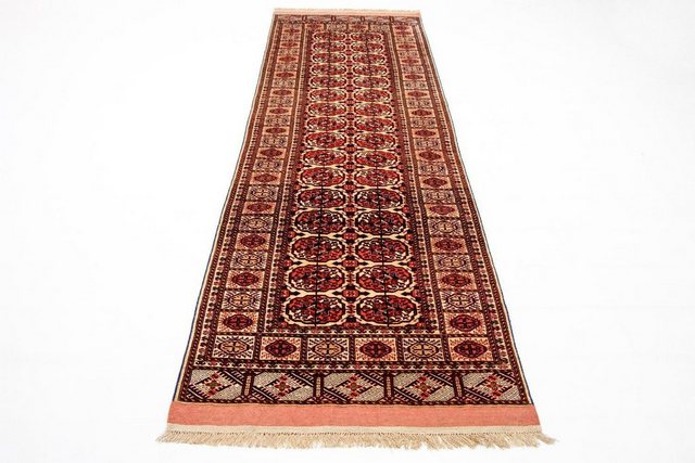 Läufer »Afghan Seide Teppich handgeknüpft rot«, morgenland, rechteckig, Höhe 5 mm-Teppiche-Inspirationen
