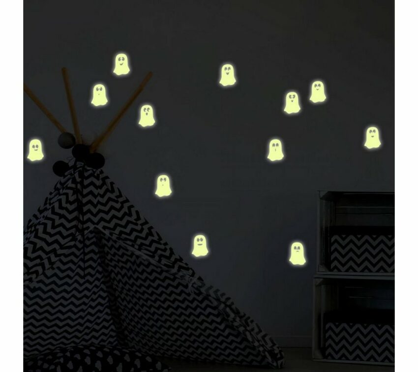 Wall-Art Wandtattoo »Leuchtsticker Niedliche Geister« (1 Stück)-Wandtattoos-Ideen für dein Zuhause von Home Trends
