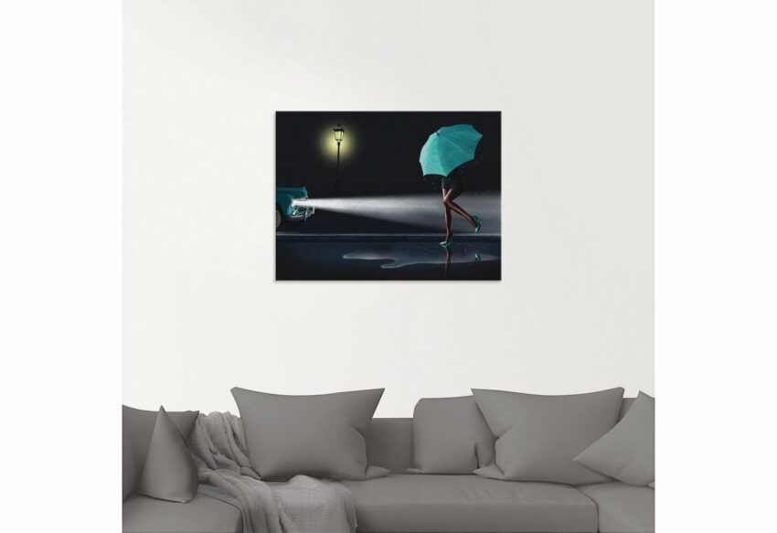Artland Glasbild »Verregneter Tag 2«, Frau (1 Stück)-Bilder-Ideen für dein Zuhause von Home Trends