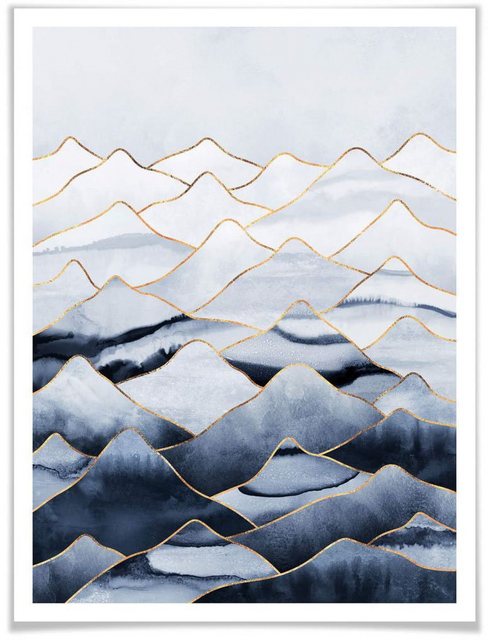 Wall-Art Poster »Die Berge«, Berge (1 Stück)-Bilder-Inspirationen
