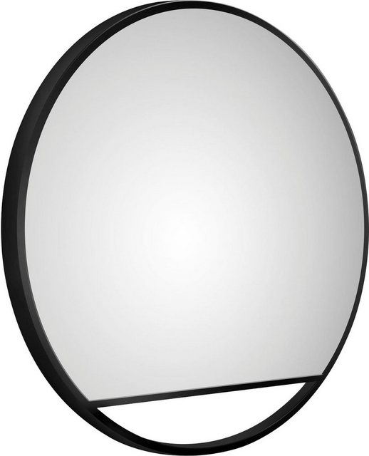 Talos Dekospiegel, rund, in schwarz matt Ø 60 cm-Spiegel-Inspirationen