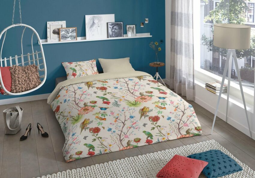 Wendebettwäsche »Merel«, good morning, mit Vögeln-Bettwäsche-Ideen für dein Zuhause von Home Trends