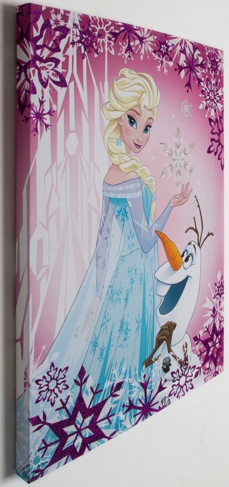 Disney Leinwandbild »Frozen Elsa & Olaf«, (1 Stück)-Bilder-Ideen für dein Zuhause von Home Trends