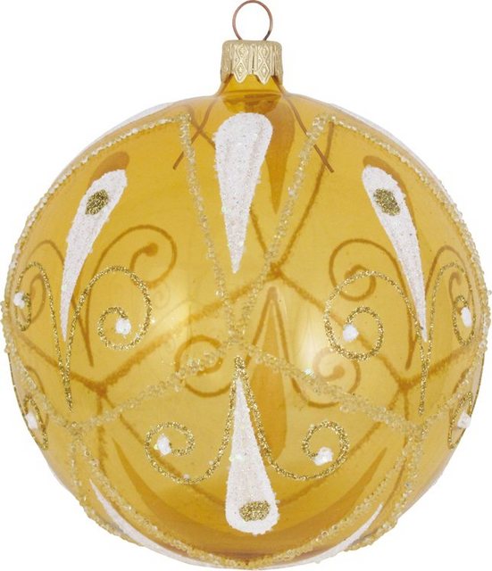 Krebs Glas Lauscha Weihnachtsbaumkugel »CBK50533« (1 Stück), aus Glas, mit Dekor-Weihnachtskugeln-Inspirationen