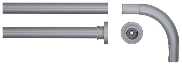 Winkelstange »Seallux«, Sealskin, Ø 28 mm, kürzbar, für Duschvorhänge-Duschvorhangstangen-Inspirationen
