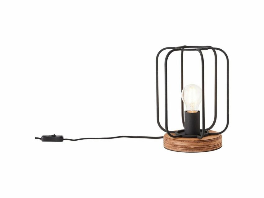 Brilliant Leuchten Tischleuchte »Tosh«, antik holz/schwarz korund-Lampen-Ideen für dein Zuhause von Home Trends