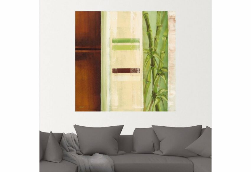 Artland Wandbild »Bambus II«, Gräser (1 Stück), in vielen Größen & Produktarten - Alubild / Outdoorbild für den Außenbereich, Leinwandbild, Poster, Wandaufkleber / Wandtattoo auch für Badezimmer geeignet-Bilder-Ideen für dein Zuhause von Home Trends