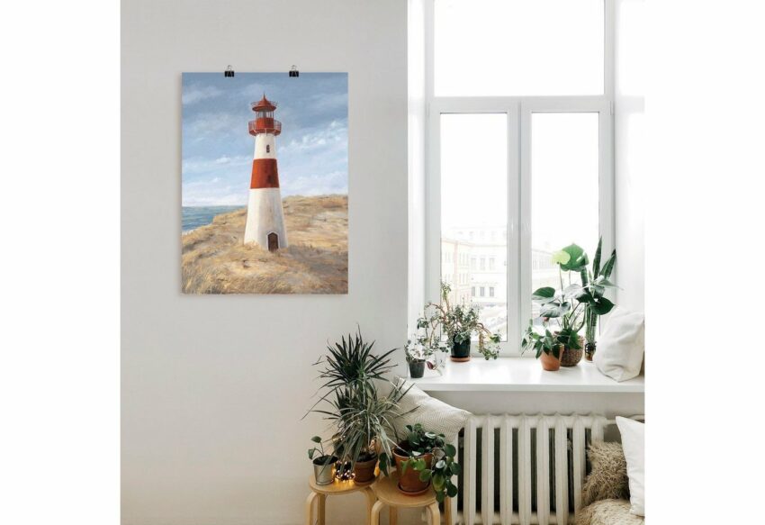 Artland Wandbild »Leuchtturm I«, Gebäude (1 Stück), in vielen Größen & Produktarten - Alubild / Outdoorbild für den Außenbereich, Leinwandbild, Poster, Wandaufkleber / Wandtattoo auch für Badezimmer geeignet-Bilder-Ideen für dein Zuhause von Home Trends