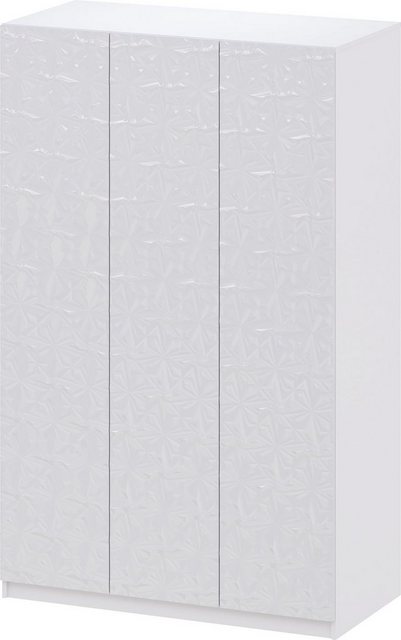 Leonique Kleiderschrank »Caren« mit dekorativen Fräsungen, Push-to-open Funktion, Breite 117 cm-Schränke-Inspirationen