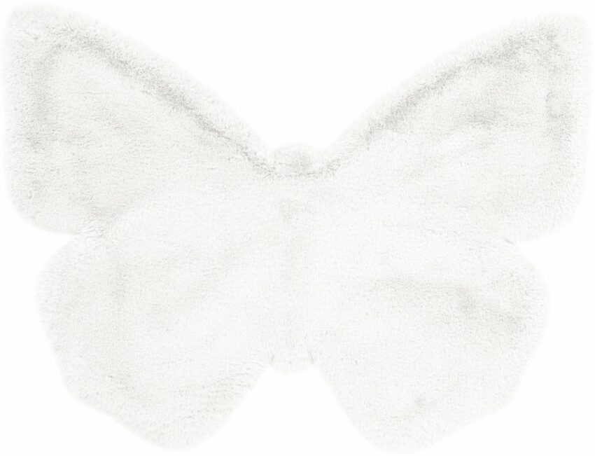 Kinderteppich »Lovely Kids 1125-Butterfly«, me gusta, tierförmig, Höhe 36 mm, weiche softe Haptik, Kunstfell, Wohnzimmer-Teppiche-Ideen für dein Zuhause von Home Trends
