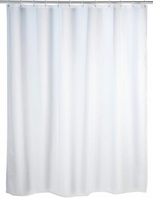 WENKO Duschvorhang »Uni White« Breite 180 cm, Höhe 200 cm, Polyester, waschbar-Duschvorhänge-Inspirationen