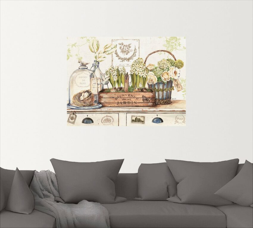 Artland Wandbild »Mein Garten«, Arrangements (1 Stück), in vielen Größen & Produktarten -Leinwandbild, Poster, Wandaufkleber / Wandtattoo auch für Badezimmer geeignet-Bilder-Ideen für dein Zuhause von Home Trends