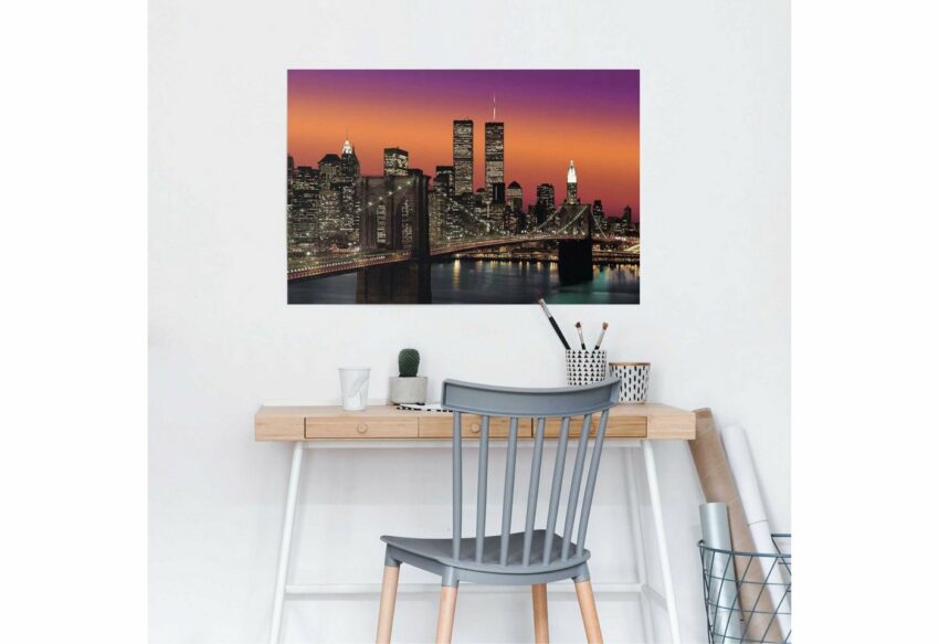 Reinders! Poster »New York Brooklyn Brücke«, (1 Stück)-Bilder-Ideen für dein Zuhause von Home Trends