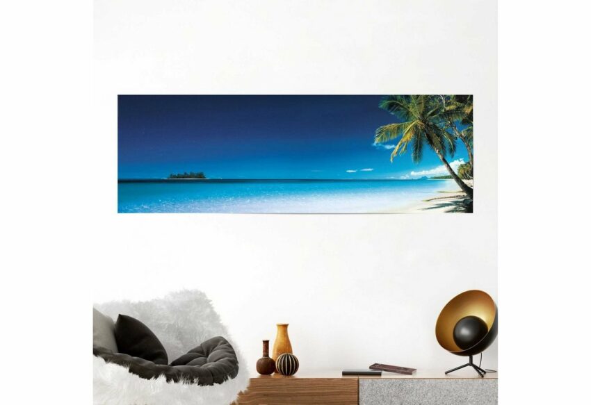 Reinders! Poster »Palme am Strand«, (1 Stück)-Bilder-Ideen für dein Zuhause von Home Trends