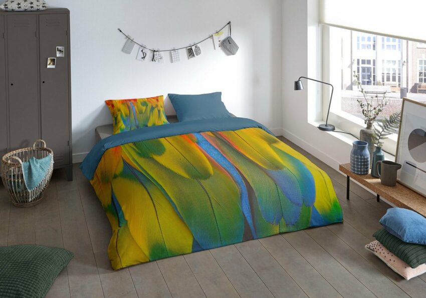 Wendebettwäsche »Rainbowfeathers«, PURE luxury collection, mit Federn-Bettwäsche-Ideen für dein Zuhause von Home Trends