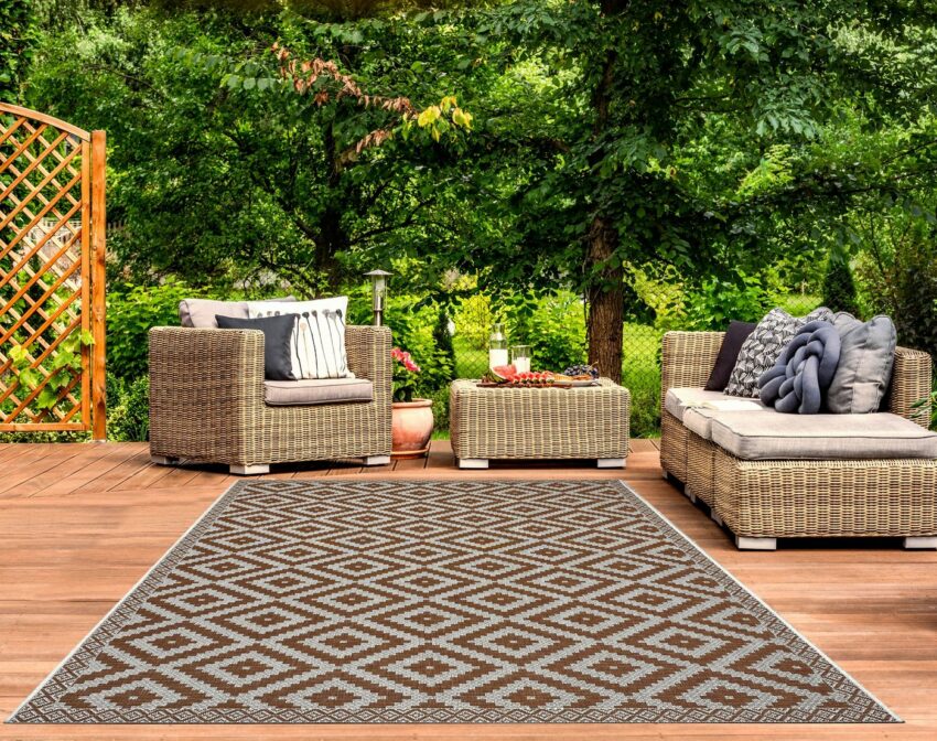 Teppich »Avila«, Home affaire, rechteckig, Höhe 4 mm, In-und Outdoor geeignet-Teppiche-Ideen für dein Zuhause von Home Trends