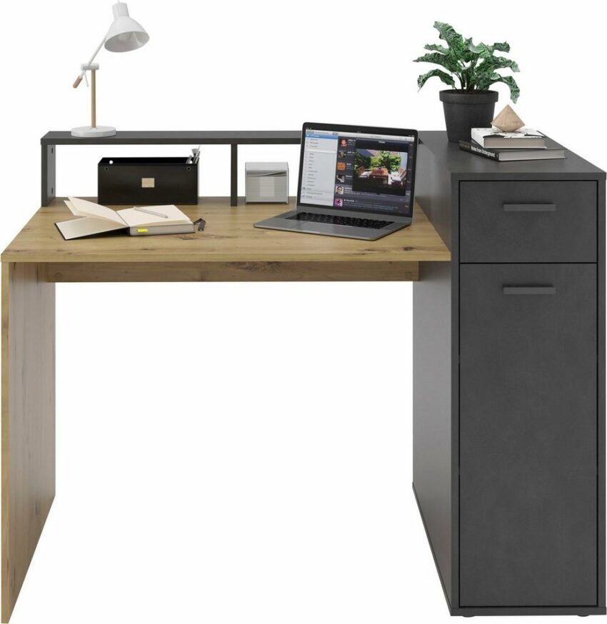 FMD Schreibtisch »Quebec«, Schreibtisch mit Schubkasten und Tür-Tische-Ideen für dein Zuhause von Home Trends
