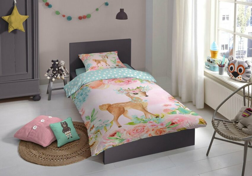 Kinderbettwäsche »Sweet«, good morning, mit Bambi-Bettwäsche-Ideen für dein Zuhause von Home Trends