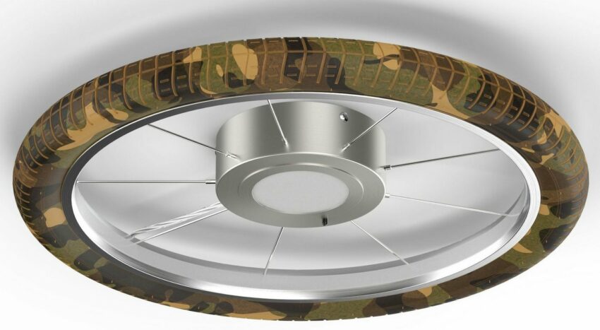 EVOTEC Deckenleuchte »Wheel«, Design, RGB, Fernbedienung, Deckenlampe Ø51cm, Hauptlicht und indirekte Beleuchtung getrennt schaltbar-Lampen-Ideen für dein Zuhause von Home Trends