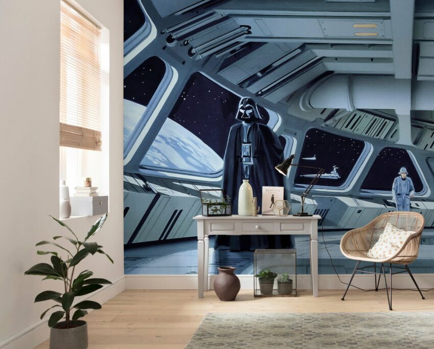 Komar Fototapete »Star Wars Classic RMQ Stardestroyer Deck«, glatt, futuristisch, mehrfarbig, Weltall, (Packung)-Tapeten-Ideen für dein Zuhause von Home Trends