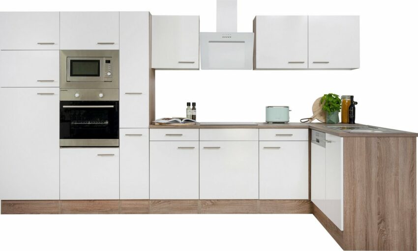RESPEKTA Winkelküche »York«, mit E-Geräten, Breite 370 x 172 cm-Küchenzeilen-Ideen für dein Zuhause von Home Trends