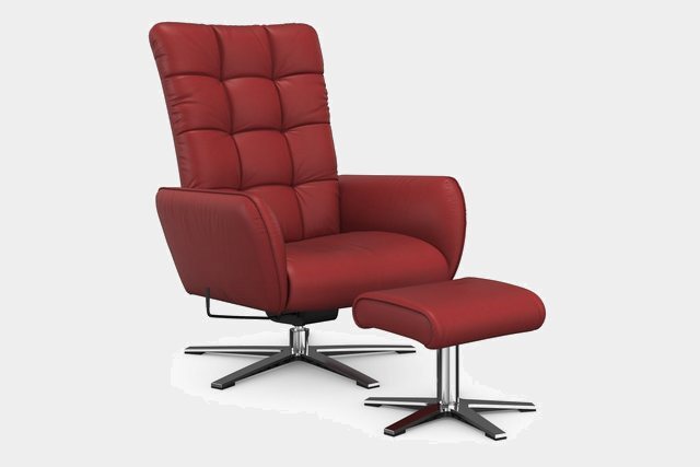 W.SCHILLIG Sessel »deXxter« (Spar-Set), Sessel mit Hocker, mit Wipp-Dreh-Funktion, mit Steppung am Rückenteil, Gestell Chrom glänzend-Sessel-Inspirationen
