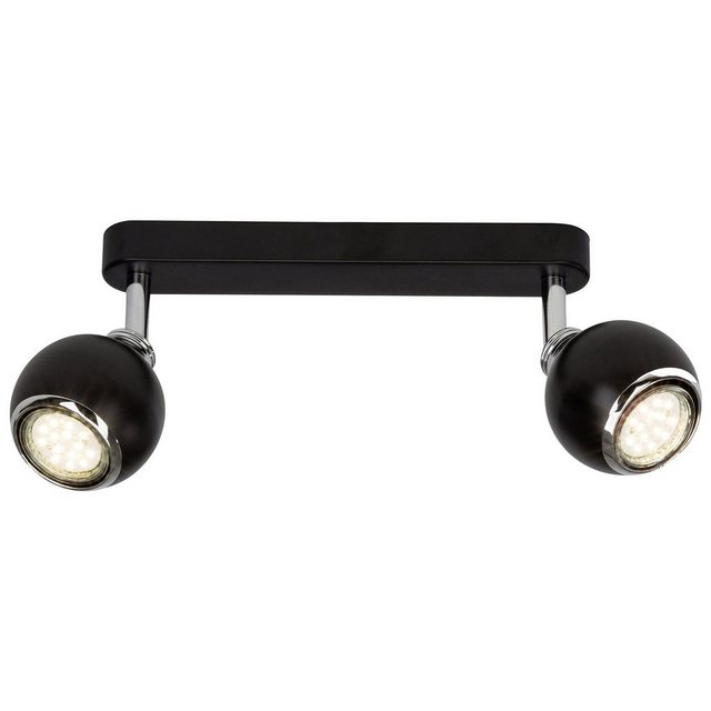 Brilliant Leuchten Deckenstrahler »Ina«, LED Spotbalken 2flg schwarz/chrom-Lampen-Inspirationen